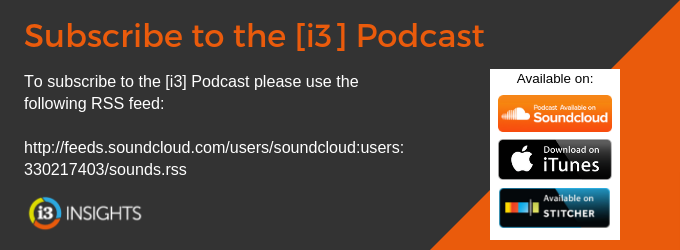 Subscribe to the [i3[ Podcast 