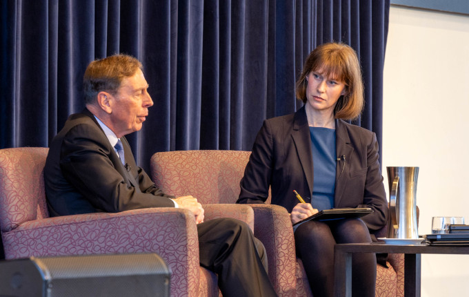 General David Petraeus and Frontier Advisors' Alice Berriman
