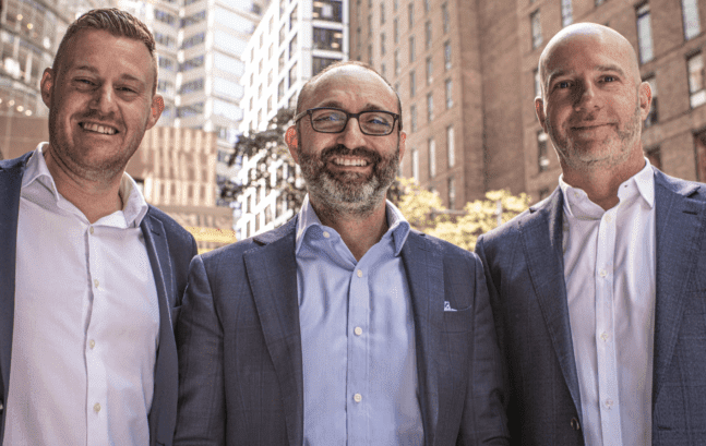 Andrew Levi (l), Charlie Viola (m) and Sean Ward (r) of Viola Private Wealth